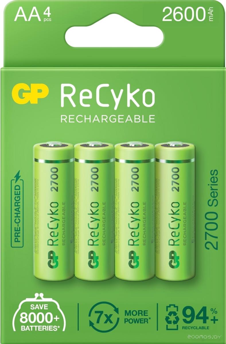 Купить Аккумулятор GP ReCyko AA 2600mAh 4шт. в Могилеве, цена 102.56