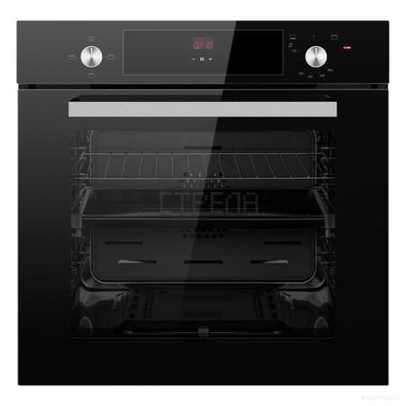 Газовый духовой шкаф Weissgauff WGO 706 D Black Glass