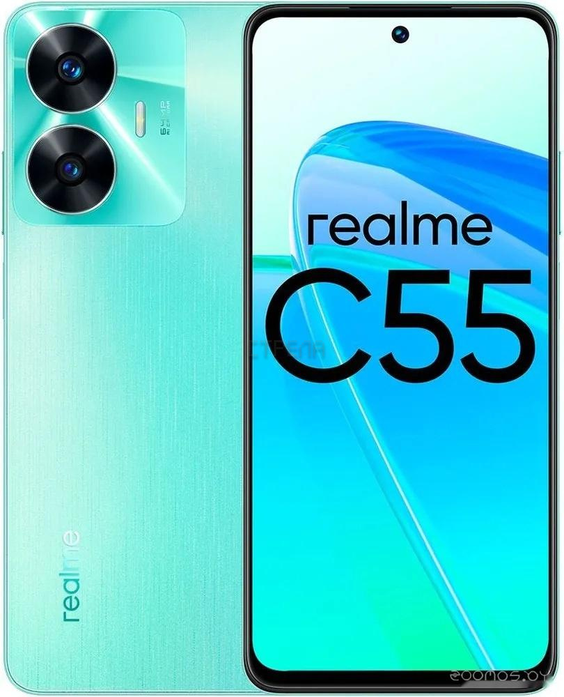 Купить Смартфон Realme C55 6GB/128GB с NFC международная версия (зеленый) в  Могилеве, цена 700.83