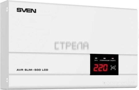 Стабилизатор Sven AVR SLIM-500 LCD
